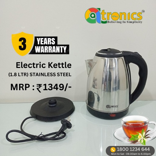 Electric Kettle With 3 Year Warranty 